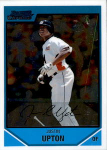 2007 Bowman Chrome Justin Upton Rookie Card