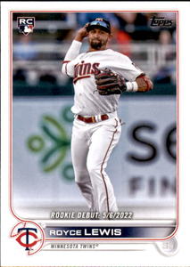 2022 Topps Debut Royce Lewis Rookie Card Updated
