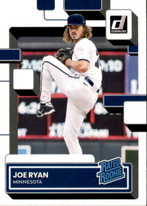 2022 Donruss Rated Rookie Joe Ryan Card