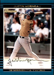 2002 Bowman Justin Morneau Rookie Card