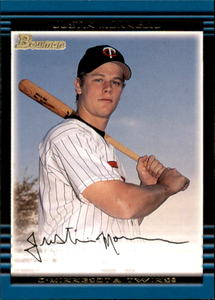 2022 Bowman Justin Morneau Rookie Card Portrait Version