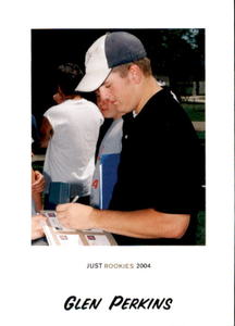 2004 Just Rookies Glen Perkins Rookie Card
