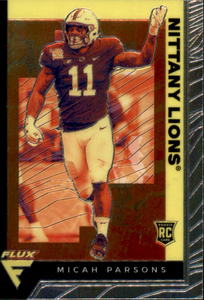 2021 Panini Flux Micah Parson Rookie Card