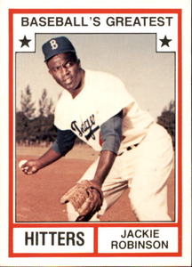 Baseballs Greatest Hitters Jackie Robinson Card