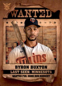 2021 Topps Most Wanted Insert Card Byron Buxton Twins
