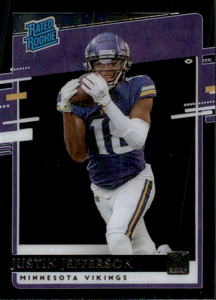 2020 Donruss Rated Rookie Justin Jefferson Minnesota Vikings