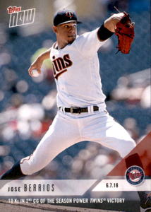 2018 Topps Now - Jos Berros #298 RARE SHORT PRINT ONLY 217 Made