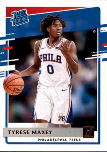 2020 Donruss Rated Rookie Tyrese Maxey