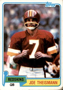 1981 Topps - Joe Theismann #165