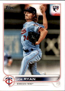 2022 Topps Joe Ryan Rookie Card