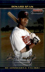 2002 Bowman Chrome Denard Span Rookie Card