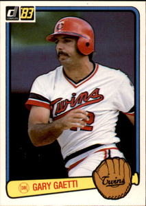 1983 Donruss - Gary Gaetti #53 (RC) Rookie Card