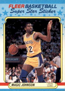 1988-89 Fleer Magic Johnson #6