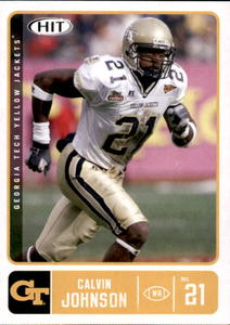 2007 SAGE Hit - Calvin Johnson #61 (RC) Rookie Card