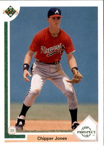 1991 Upper Deck - Top Prospect Chipper Jones #55 (RC)