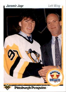 1990-91 Upper Deck - First Round Draft Pick Jaromir Jagr #356 (RC) Rookie Card