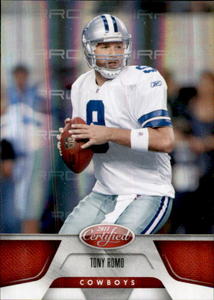 2010 Certified - Tony Romo #42 Mirror Red Serial #d 250