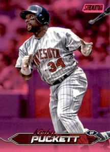 2024 Topps Stadium Club - Kirby Puckett #147 Pink Foil