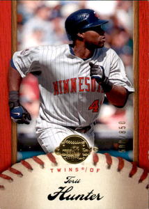 2007 Upper Deck Serial #d Torii Hunter Card