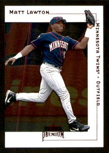 2001 Fleer Premium Matt Lawton Minnesota Twins Card Serial #d 125