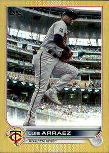 2022 Topps Luis Arraez Gold Parallel Card Numbered
