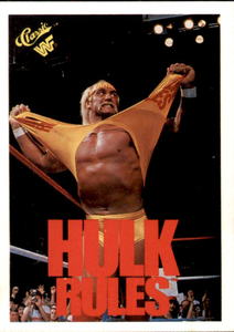 Classic WWF Wrestling Hulk Hogan Hulk Rules Card