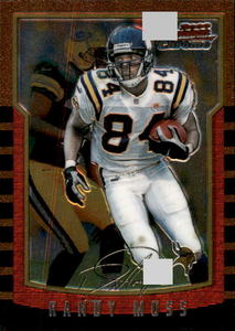 2000 Bowman Randy Moss Chrome Card