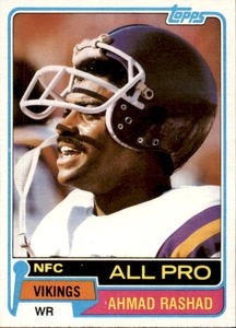 1981 Topps Ahmad Rashad Base Base Set #140