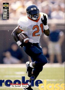 1997 Upper Deck Collectors Choice - Rookie Class Tiki Barber #31 (RC)