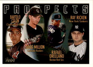1996 Topps Bartolo Colon Prospects Rookie Card
