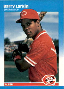 1987 Fleer - Barry Larkin #204 (RC) Rookie Card