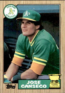 1987 Topps - Jose Canseco #620 All Star Rookie Card