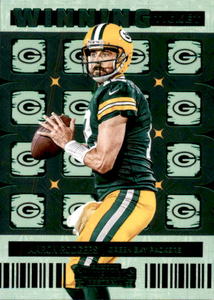 2022 Panini Contenders - Winning Ticket Aaron Rodgers #WT-ARO Emerald