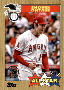 2022 Topps Series 2 - 1987 Topps All-Star Baseball Shohei Ohtani #87AS-2