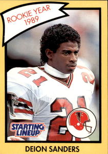 Starting Lineup Deion Sanders Rookie Card