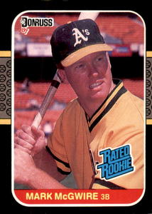 1987 Donruss Mark McGwire Rookie Card