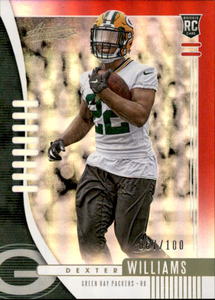 2019 Panini Absolute - Rookie Dexter Williams #157 Spectrum 199 (RC)