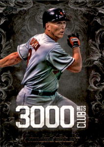 2016 Topps Cal Ripken Jr. 3000 Hits Club Card