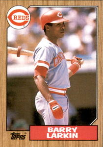 1987 Topps Barry Larkin #648 Rookie Card