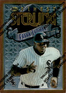 1996 Topps Finest - Frank Thomas #48