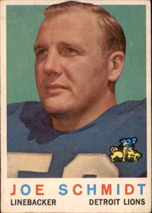 1959 Topps - Joe Schmidt #6