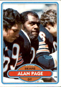 1980 Topps Alan Page Base Base Set #205
