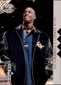 1995-96 SP Championship Series - Championship Shots Kevin Garnett #S9 (RC)