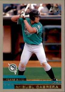 2000 Topps Traded - Miguel Cabrera #T40 (RC) Rookie Card