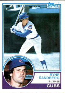 1983 Topps Ryne Sandberg #83 Rookie Card