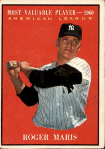 1961 Topps - Most Valuable Players Roger Maris #478