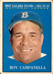 1961 Topps - Roy Campanella #480 MVP Card Vintage Baseball