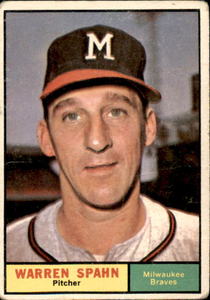 1961 Topps - Warren Spahn #200