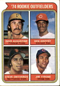1974 Topps Dave Augustine Jim Tyrone Ken Griffey #598