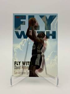 1997 NBA Hoops David Robinson Fly With Insert Card